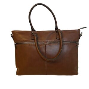 Laptop Tote Bag Brown Business Bag